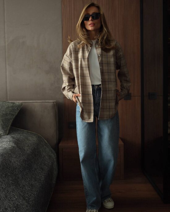 Незамінна база - (100%) фланелева, універсальна сорочка в клітинку ❤️